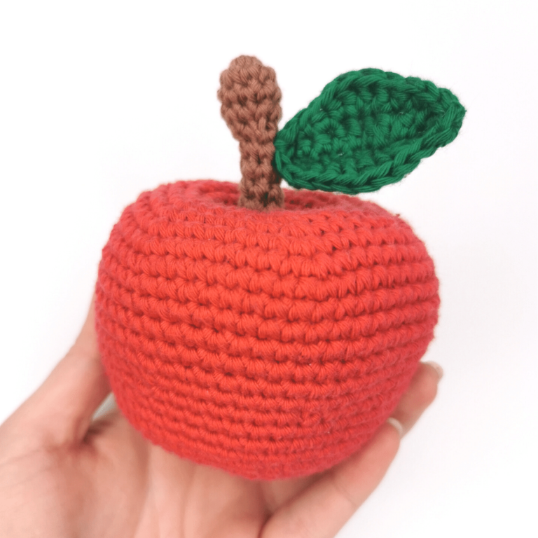 Free Apple Crochet Pattern